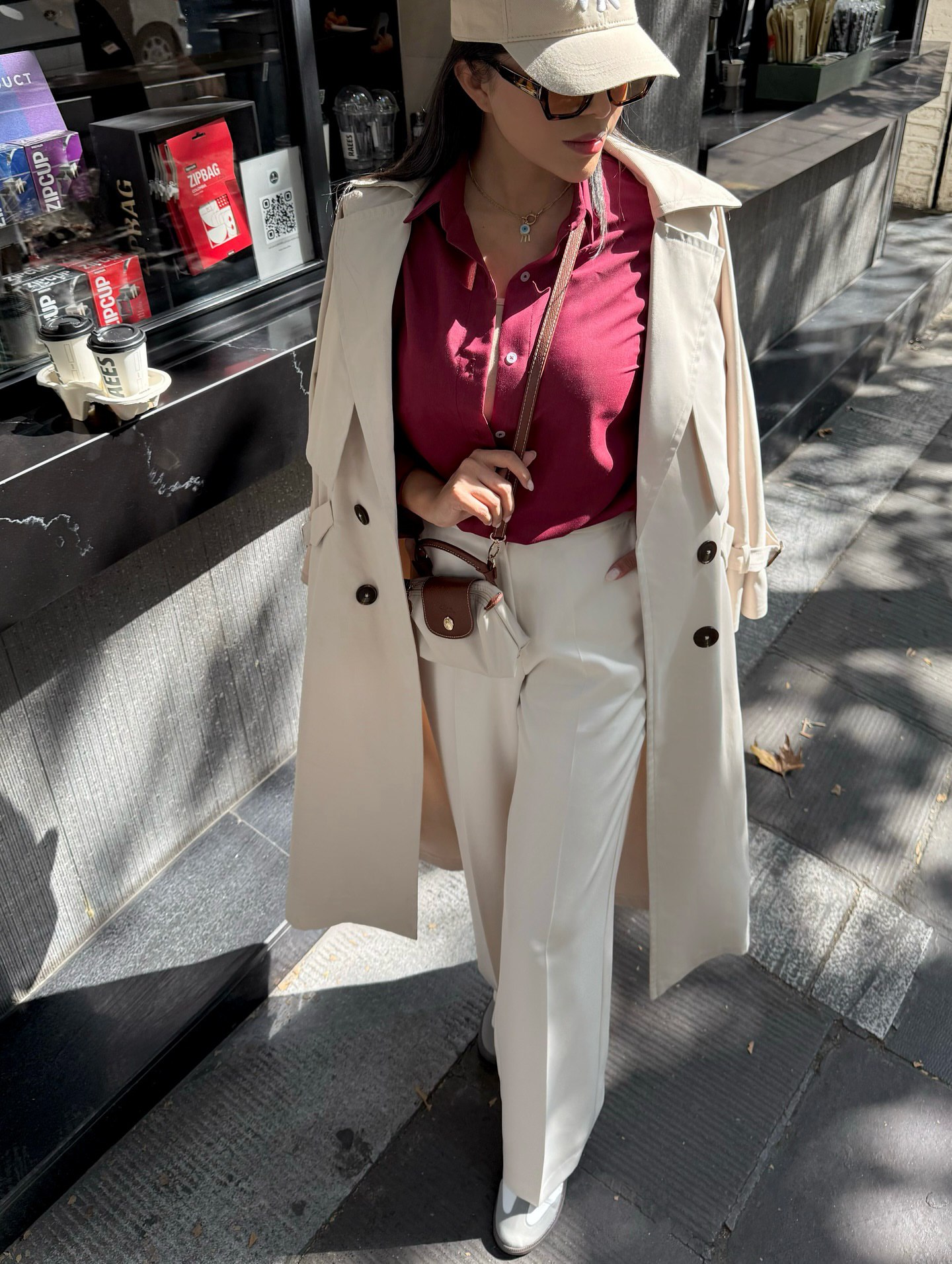 بارانی زنانه کتان زارا - Image 2