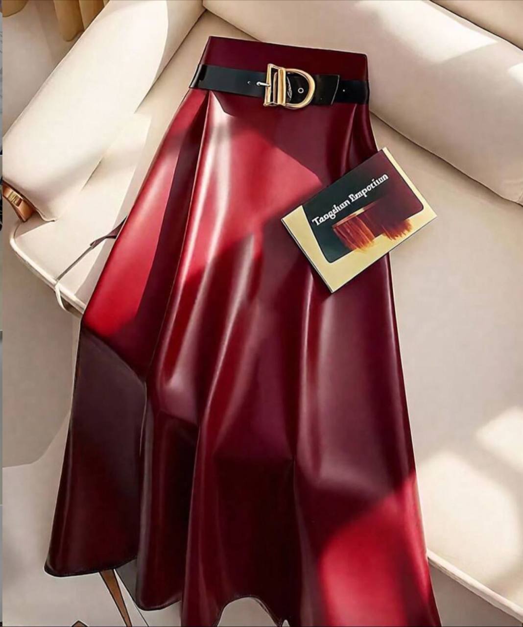 دامن چرم زنانه